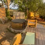Roulotte Quatre Saisons Chez Sophie Et Gilles Kamp alanı Monistrol-sur-Loire